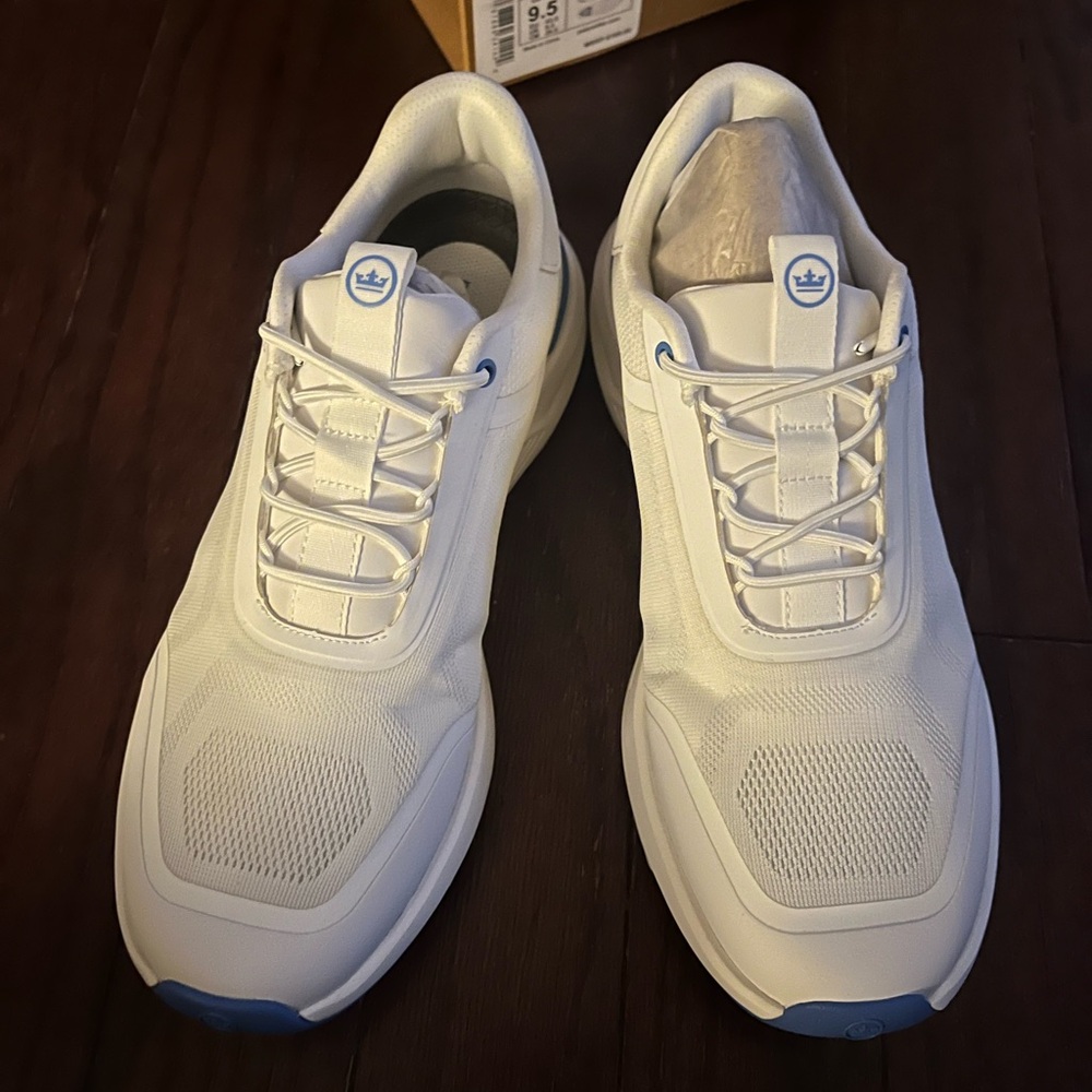 Peter Millar White and Blue Sneakers - Picture 2 of 6
